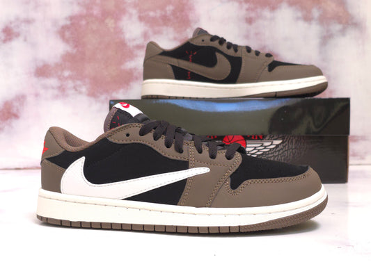 JRDN JUMPMAN JACK TRAVIS SCOTT LOW R1 RETRO 1 MOCHA