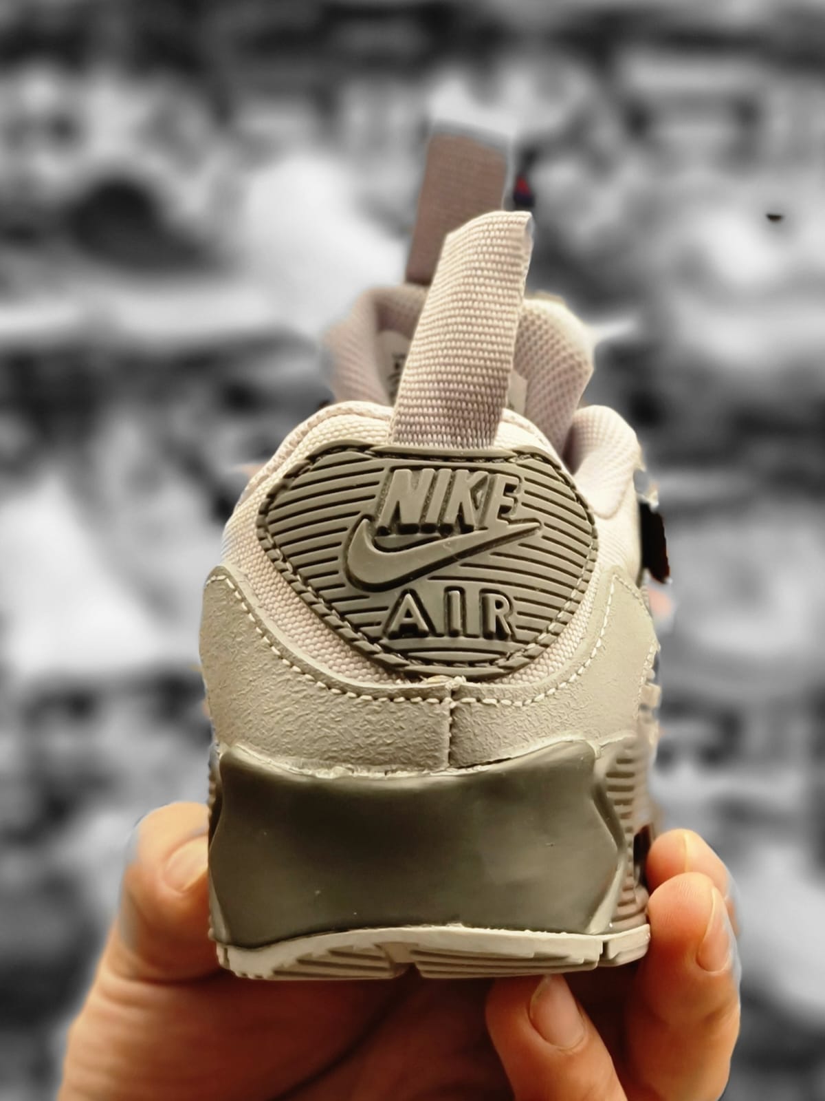 NKE AIRMAX 90 X CORDURA GREY KIDS