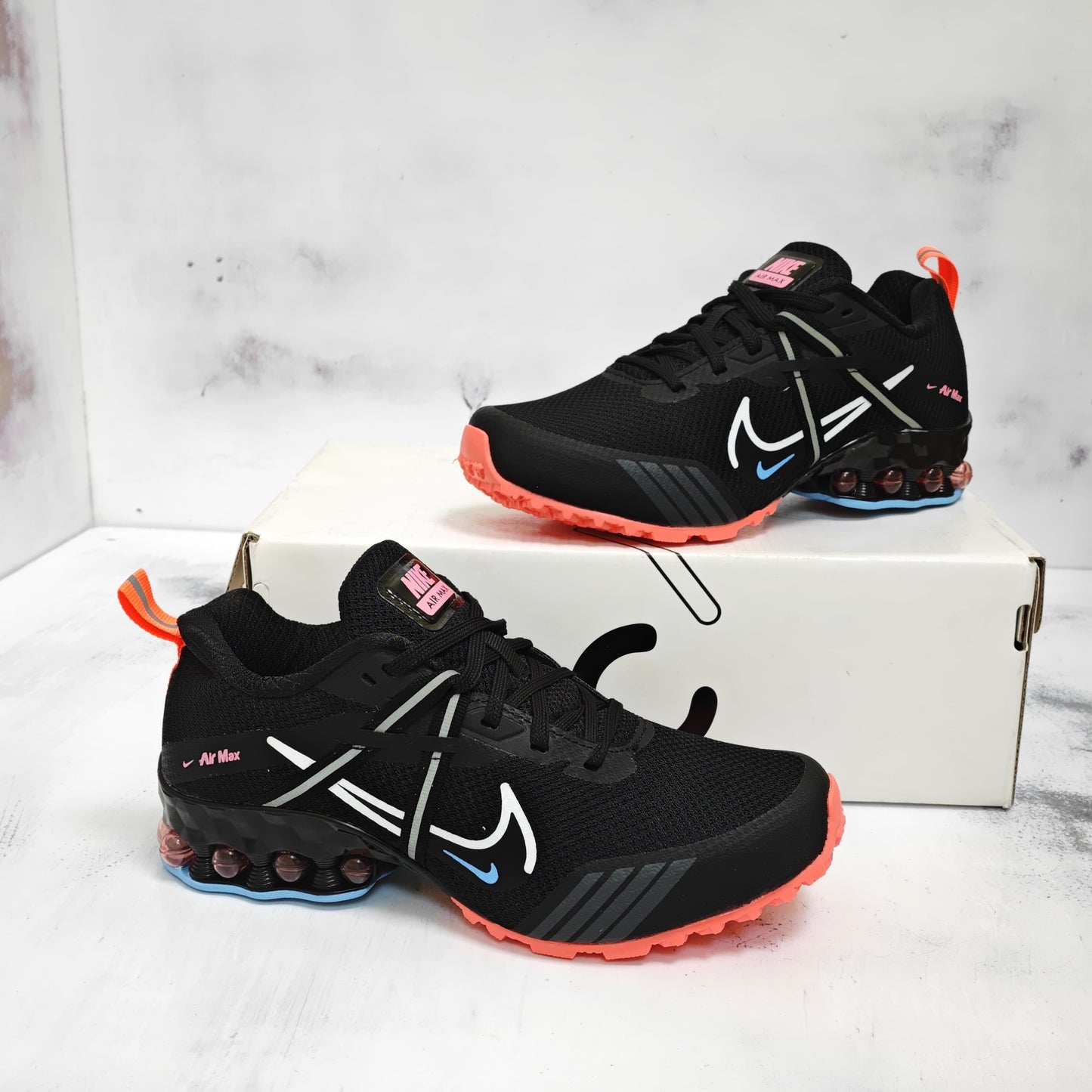 NKE SHOX AIR CANICAS BLACK & PINK