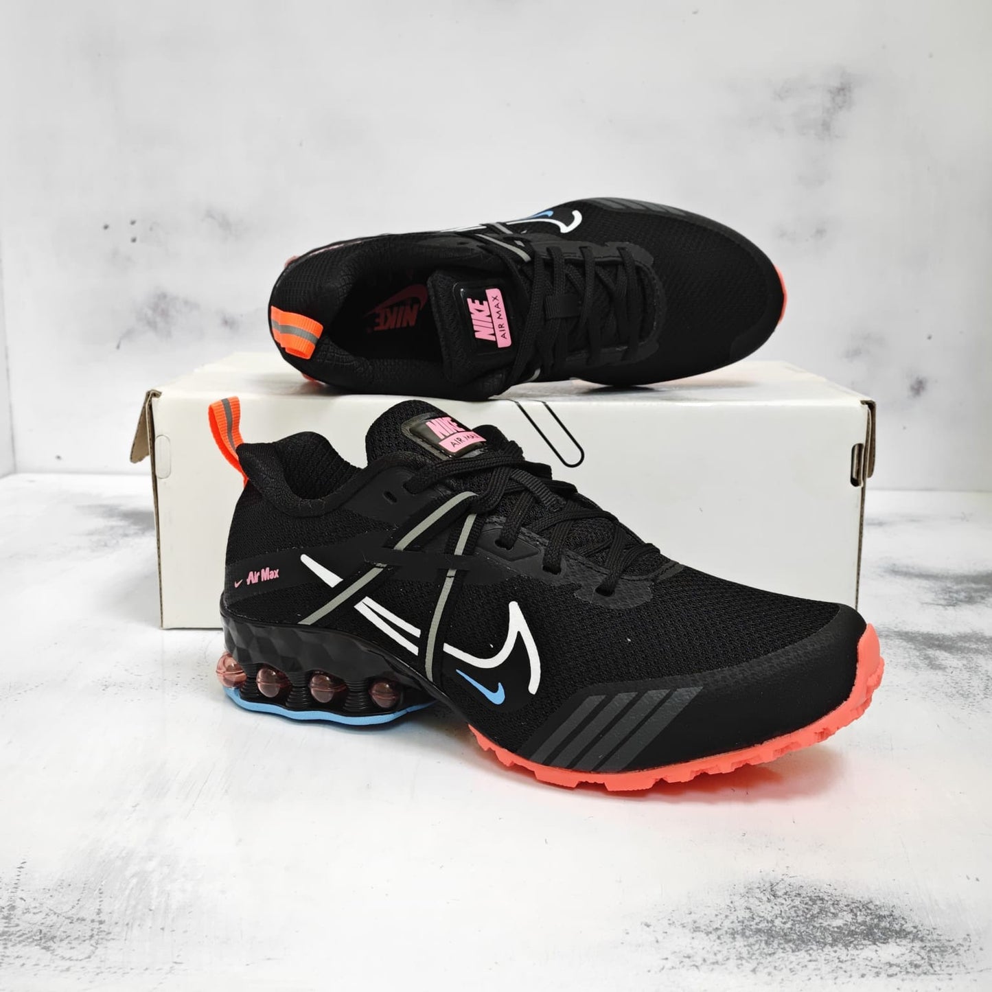 NKE SHOX AIR CANICAS BLACK & PINK