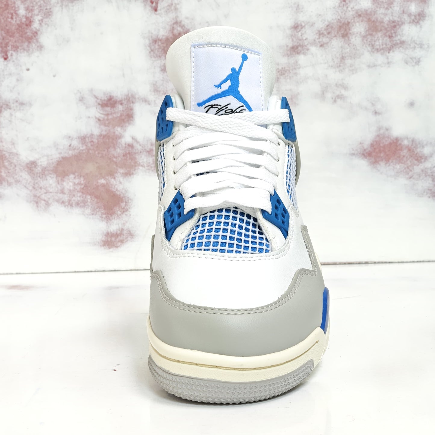 JRDN RETRO 4 MILITARY BLUE INDUSTRIAL