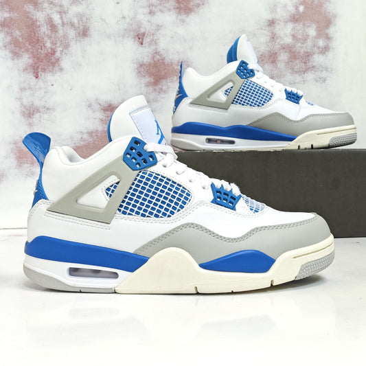 JRDN RETRO 4 MILITARY BLUE INDUSTRIAL