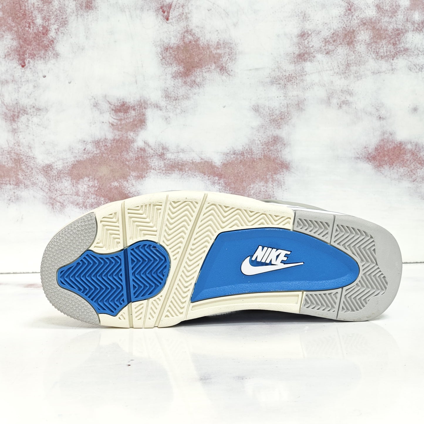JRDN RETRO 4 MILITARY BLUE INDUSTRIAL