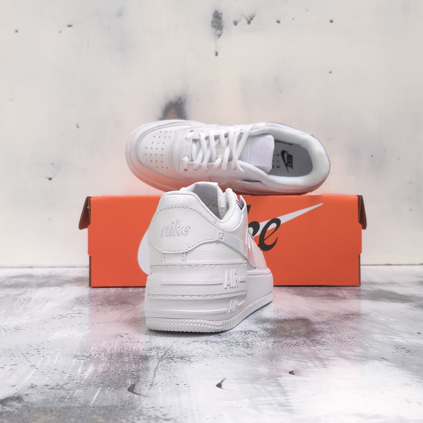 NKE AIR FORCE SHADOW WHITE