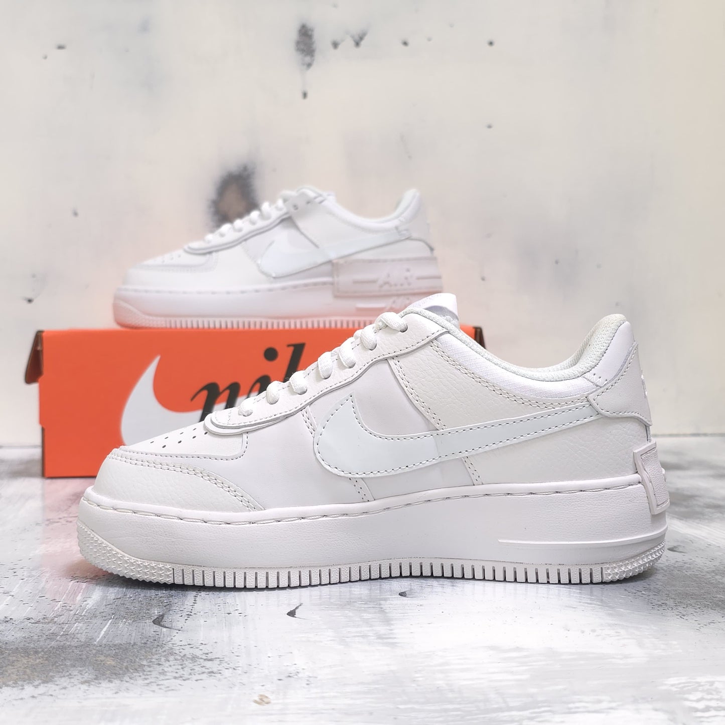 NKE AIR FORCE SHADOW WHITE