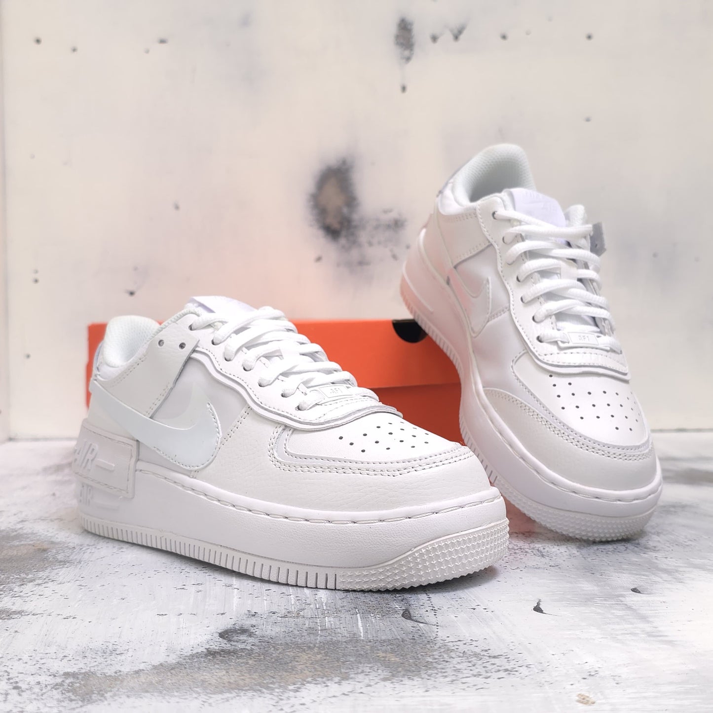 NKE AIR FORCE SHADOW WHITE