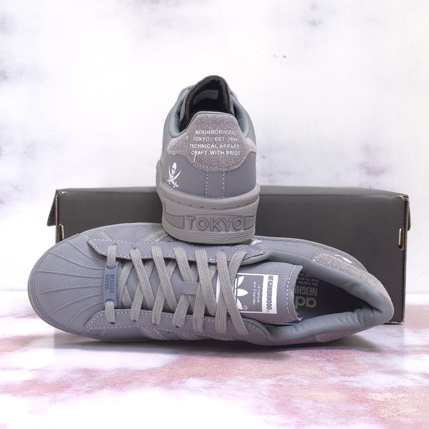 ADDS SUPERSTAR CONCHA NEIGBORHOOD CEMENT GREY