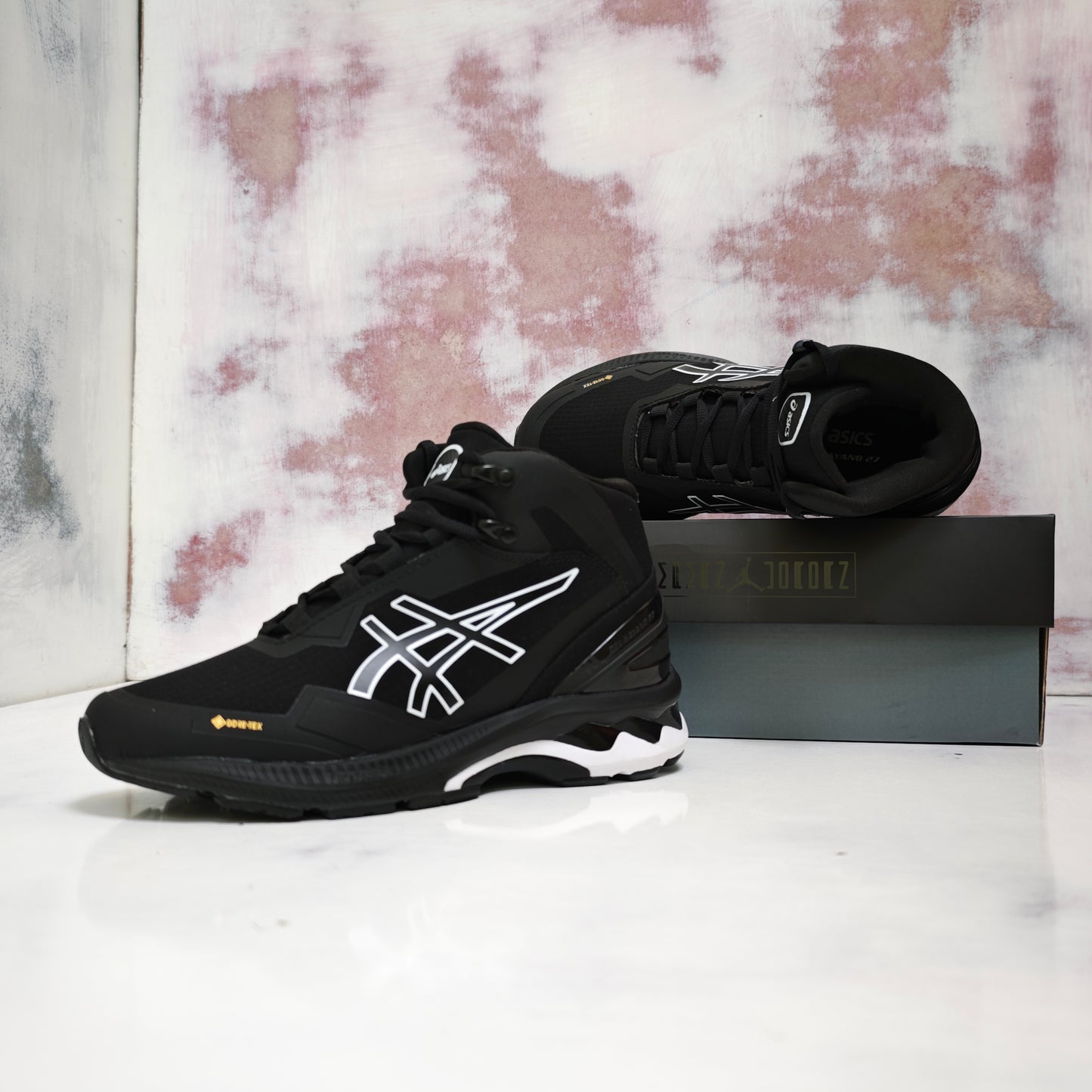 ASCS GEL KAYANO 27 MID NEGRO