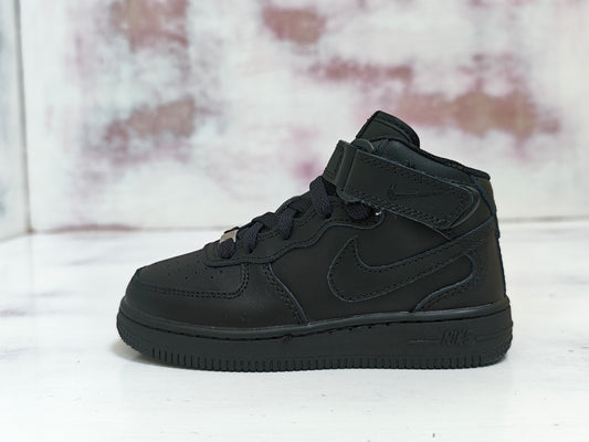 NK FORCE MID BLACK KIDS