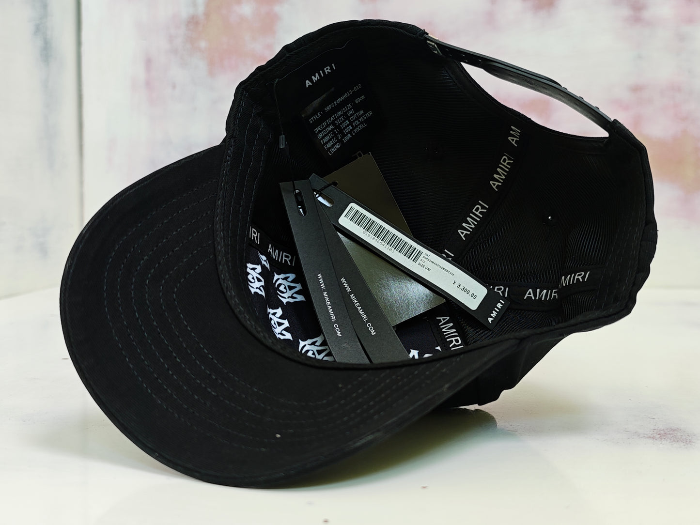 AMIRI BASEBALL BOLD BLACK
