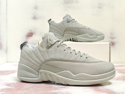 JRDN R12 RETRO 12 WOLF GRAY LOW