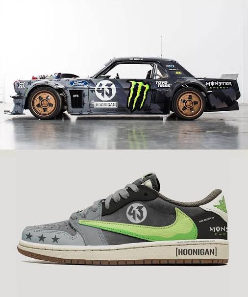 NKE JRND 1 LOW KEN 1965 Ford Mustang "Hoonicorn" ENERGY MONSTER