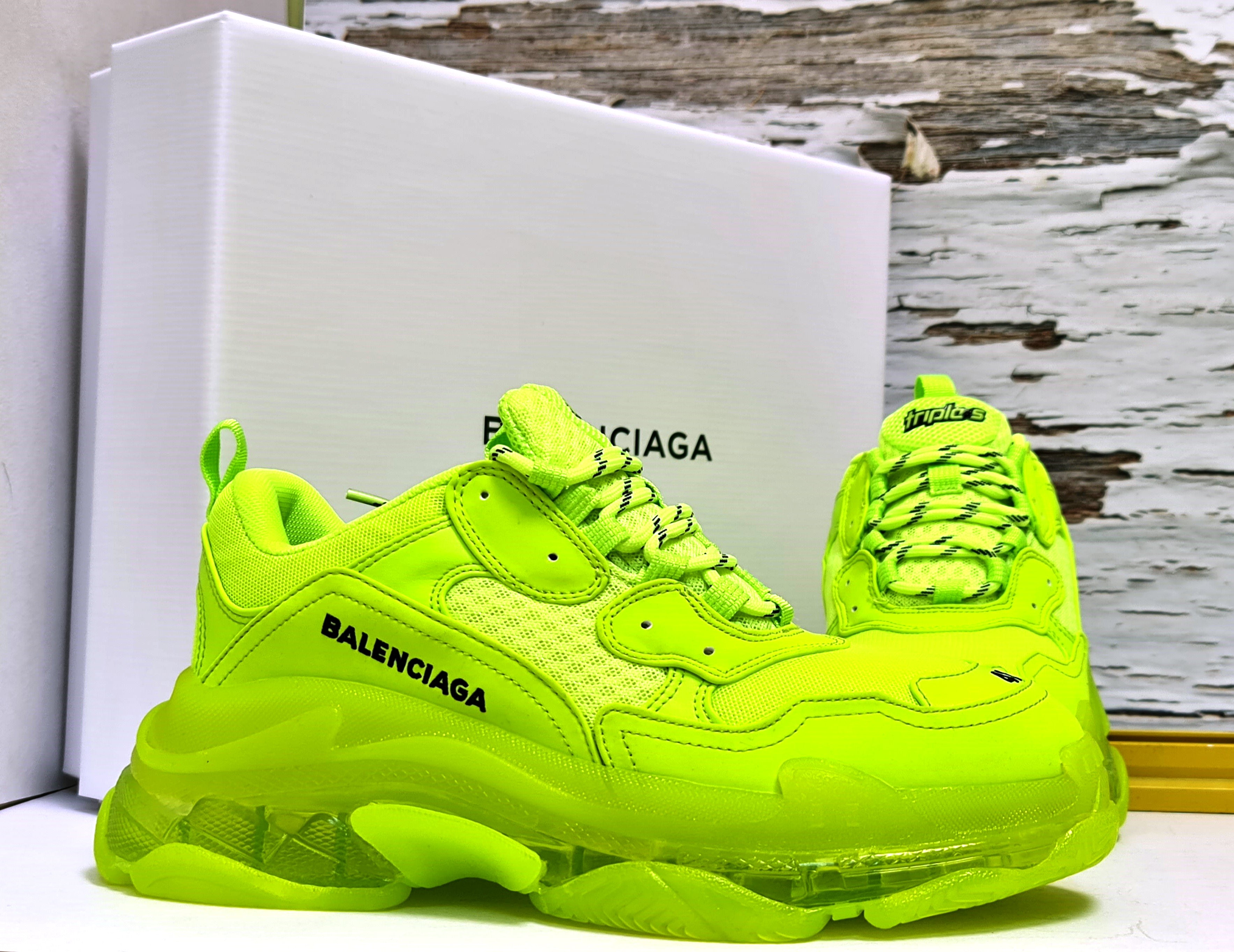 Green yellow triple s clearance