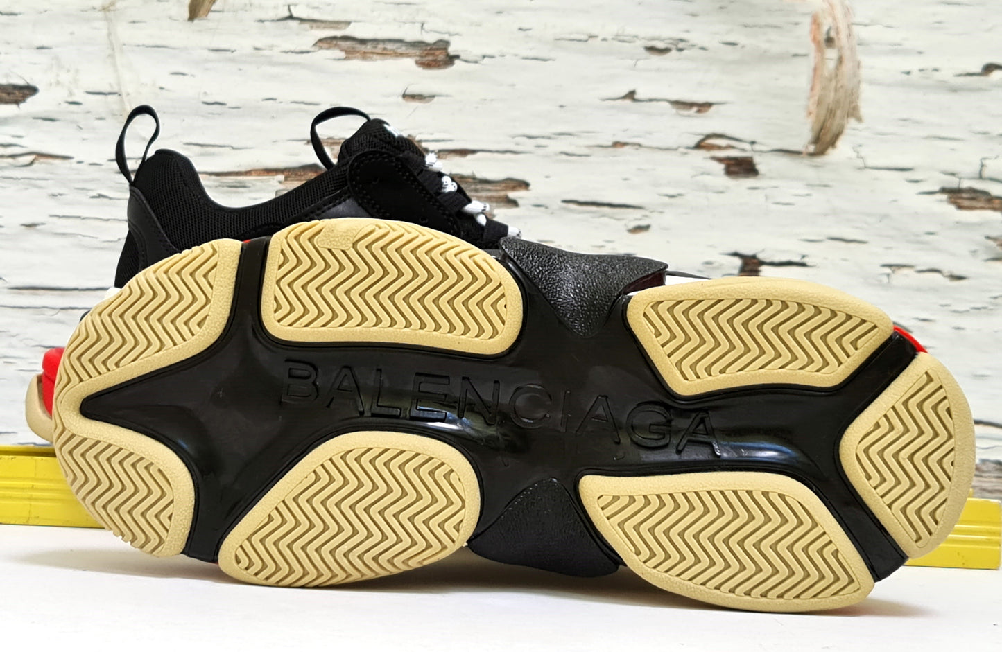BLNCG TRIPLE S BLACK WHITE RED