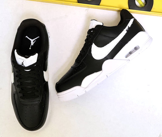 JRDN 4 LOW BLACK & WHITE