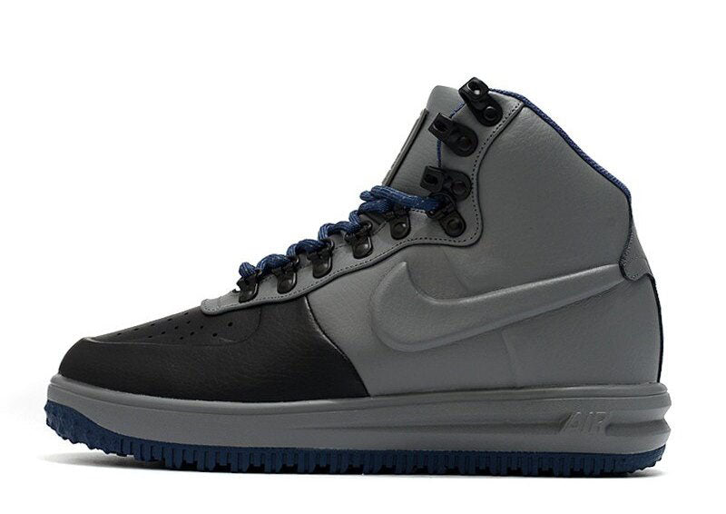 NKE LUNAR FORCE 1 DUCKBOOT GREY & BLACK