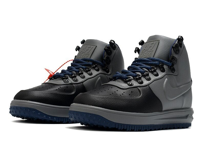 NKE LUNAR FORCE 1 DUCKBOOT GREY & BLACK