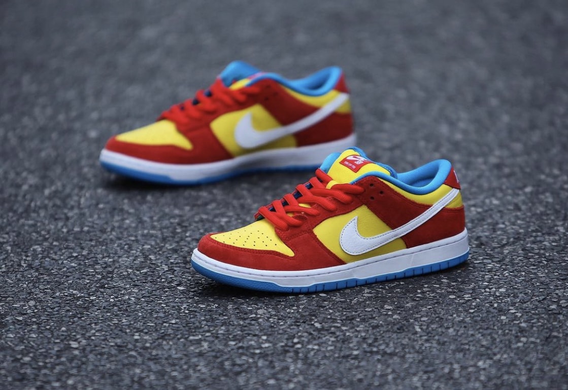 NKE SB DUNK LOW BART SIMPSON