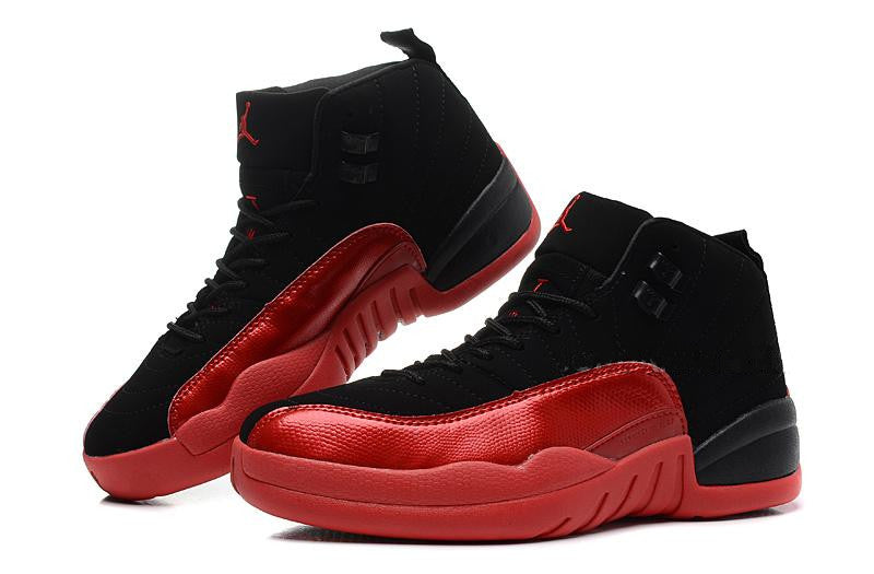 JRDN RETRO 12 FLU GAME BLACK RED