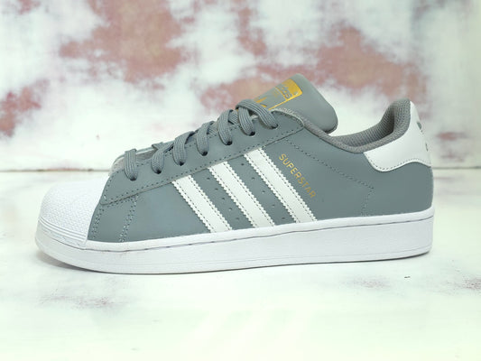 ADDS SUPERSTAR CONCHA GRIS PIEL