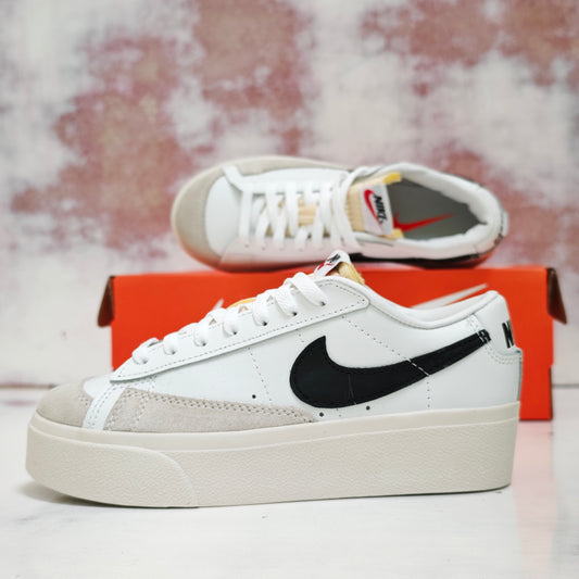 NKE BLAZER PLATFORM COLORS OG BLANCO