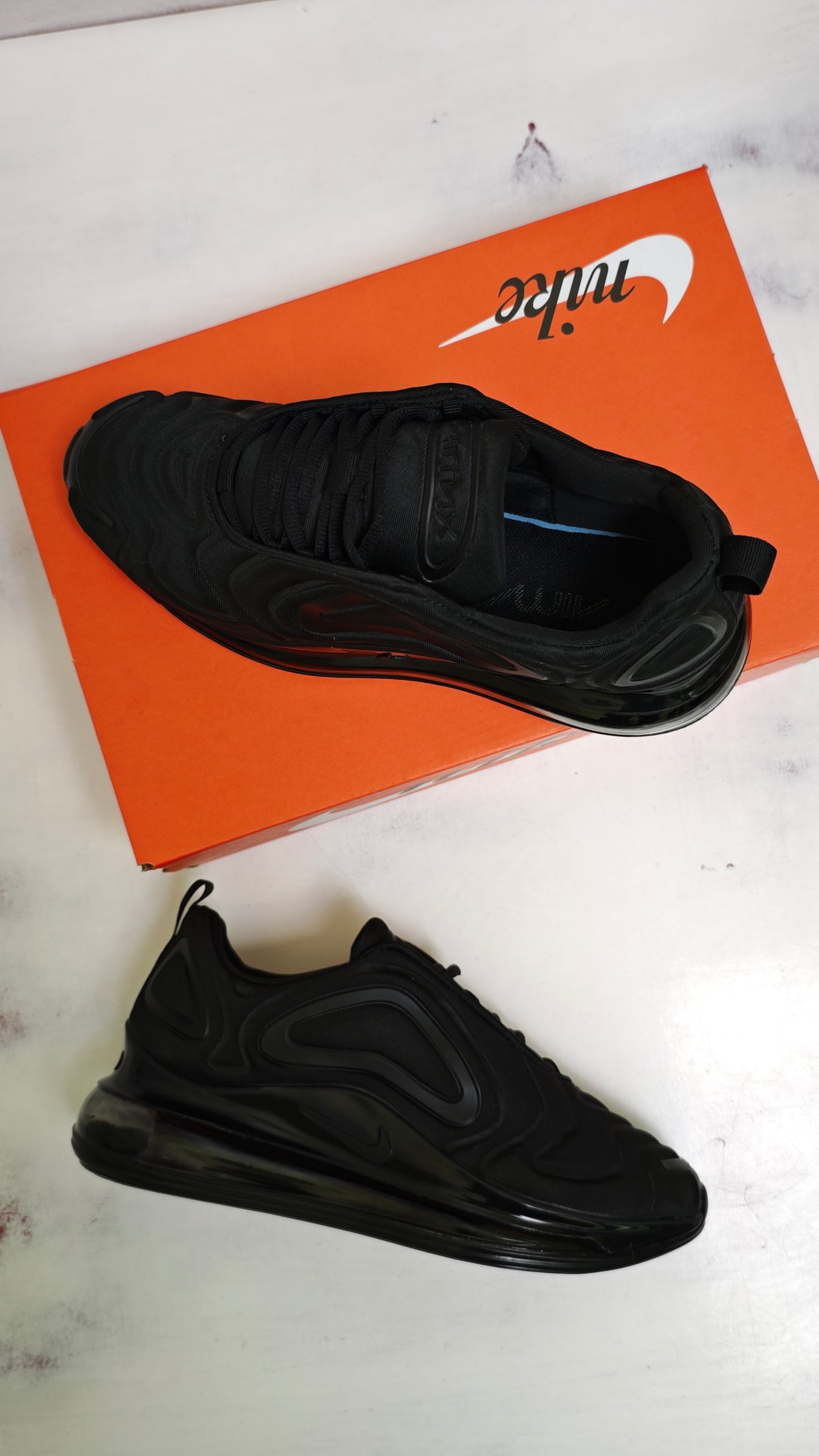 NKE AIRMAX 720 BLACK NYLON