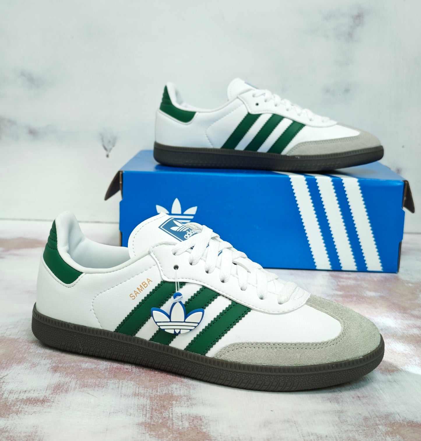 ADDS SAMBA CLASSIC WHITE GREEN