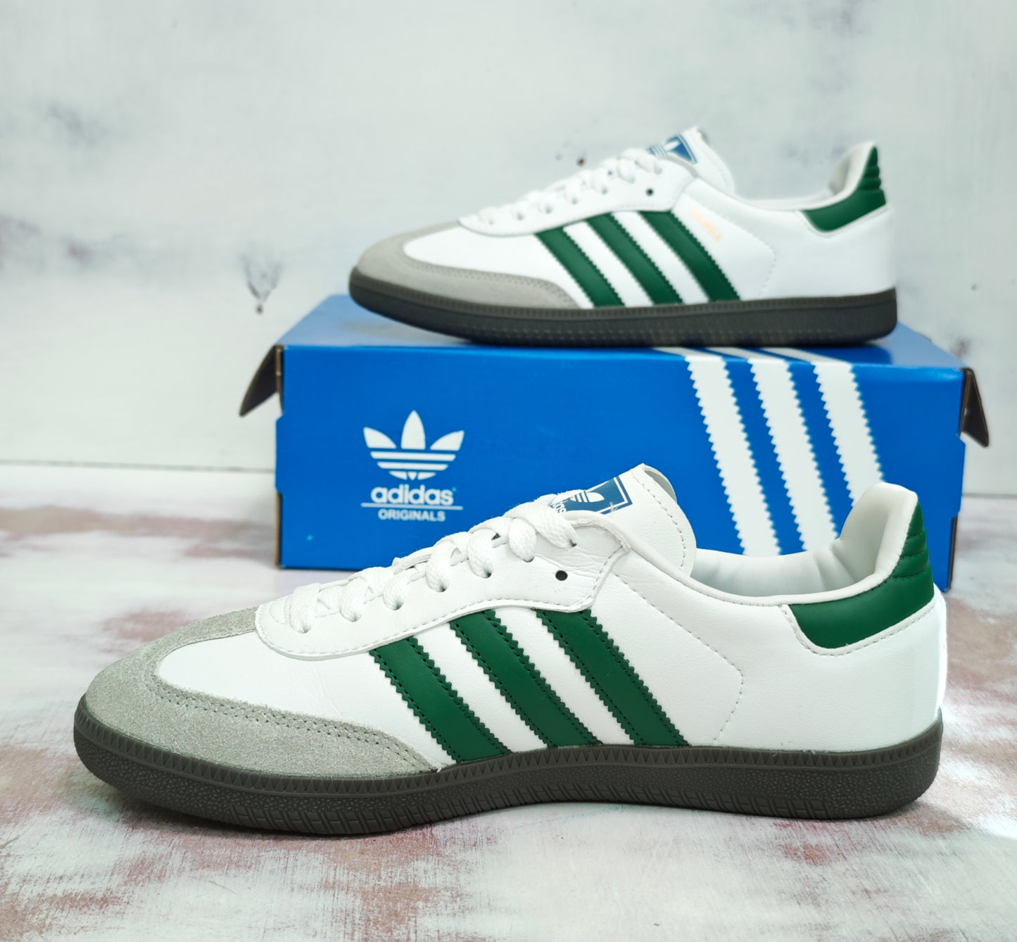 ADDS SAMBA CLASSIC WHITE GREEN