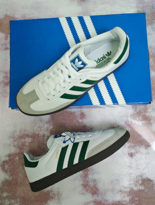 ADDS SAMBA CLASSIC WHITE GREEN