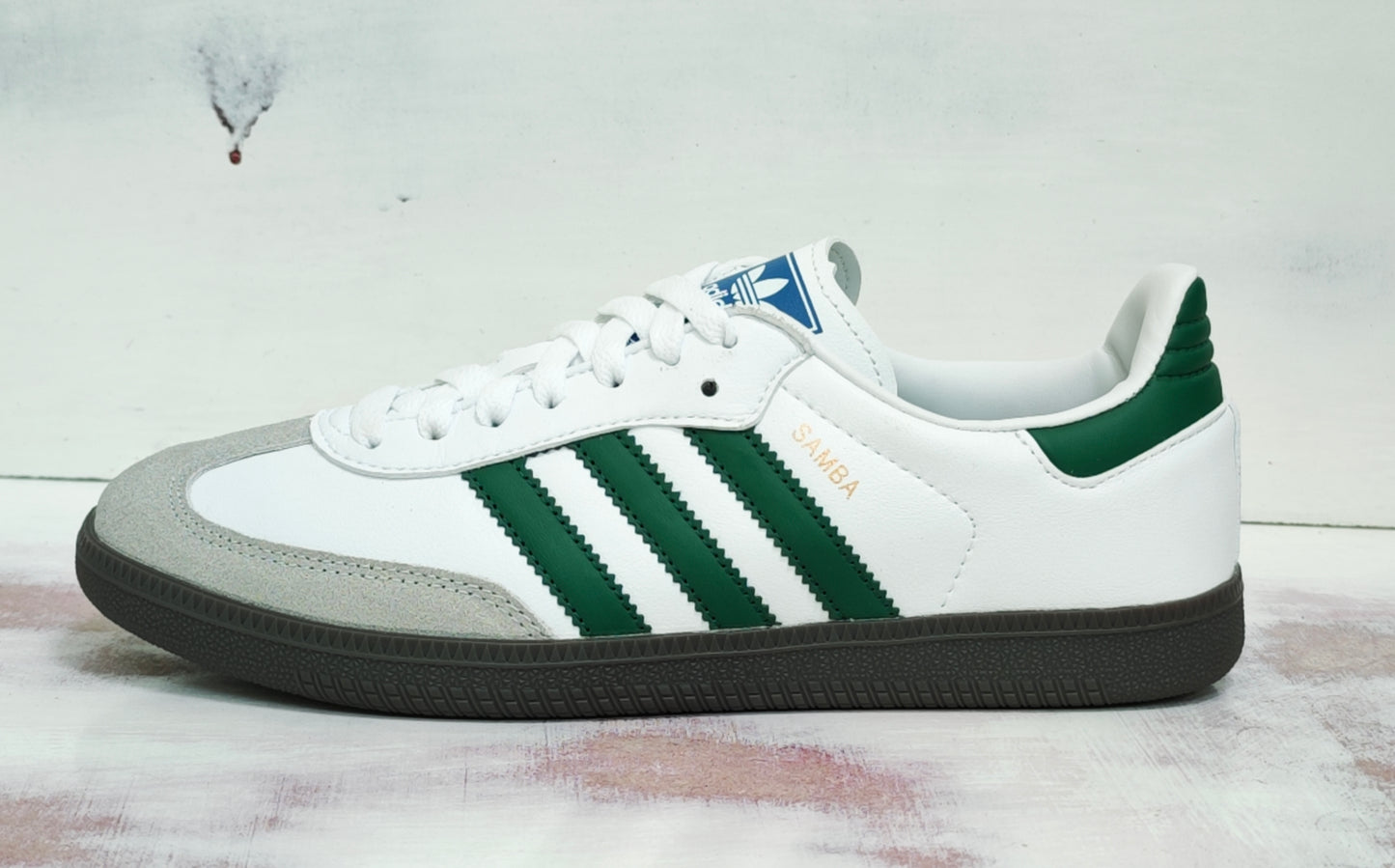 ADDS SAMBA CLASSIC WHITE GREEN