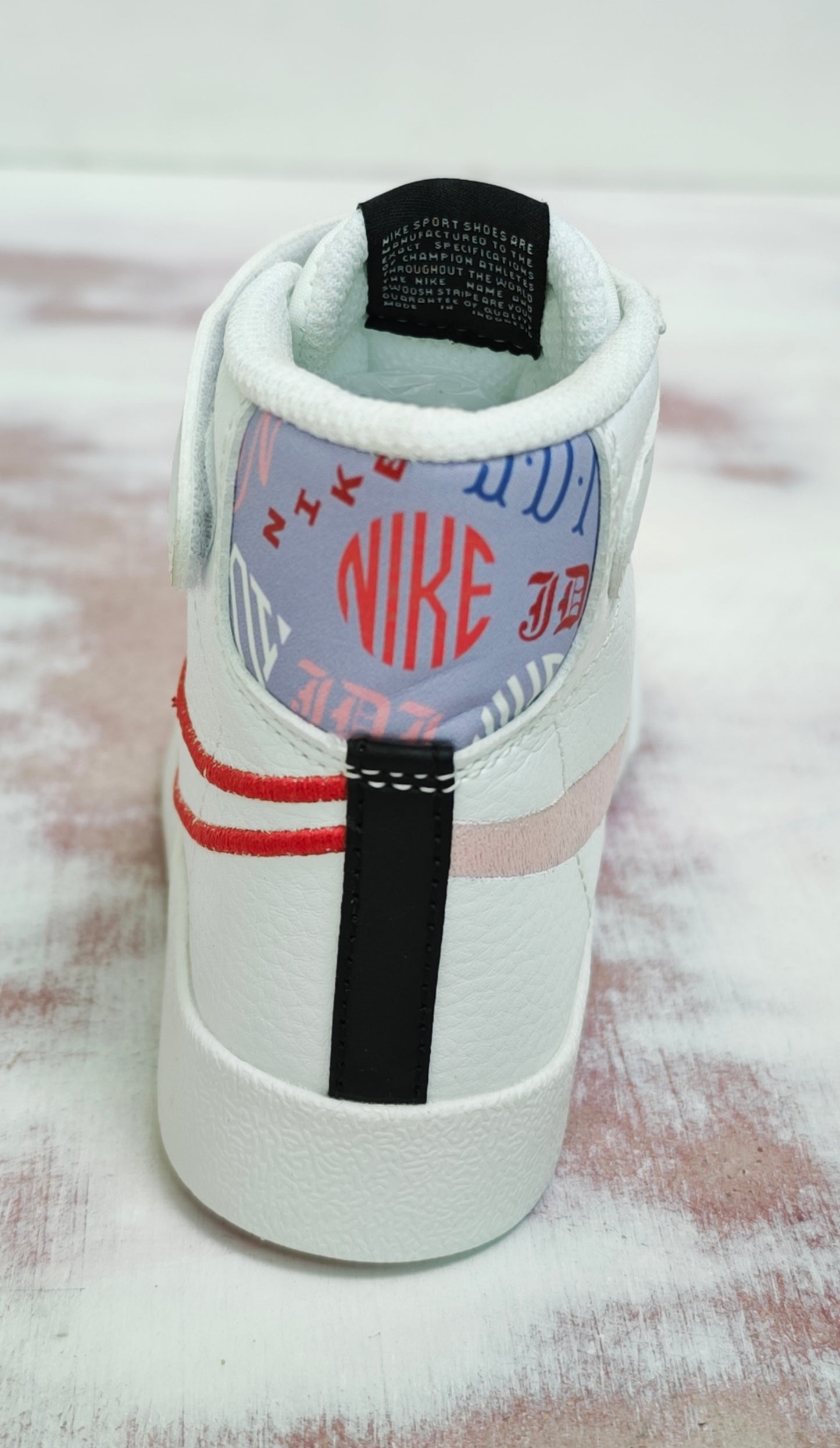 NKE BLAZER 77 MID KIDS WHITE