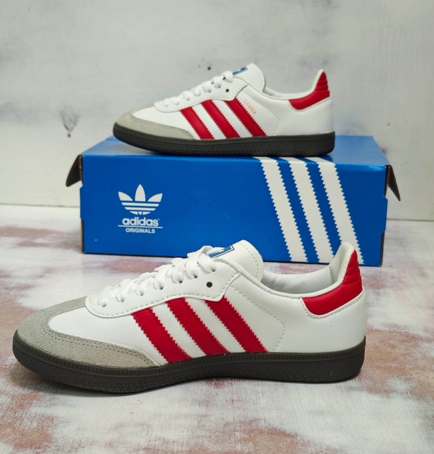 ADDS SAMBA OG WHITE RED