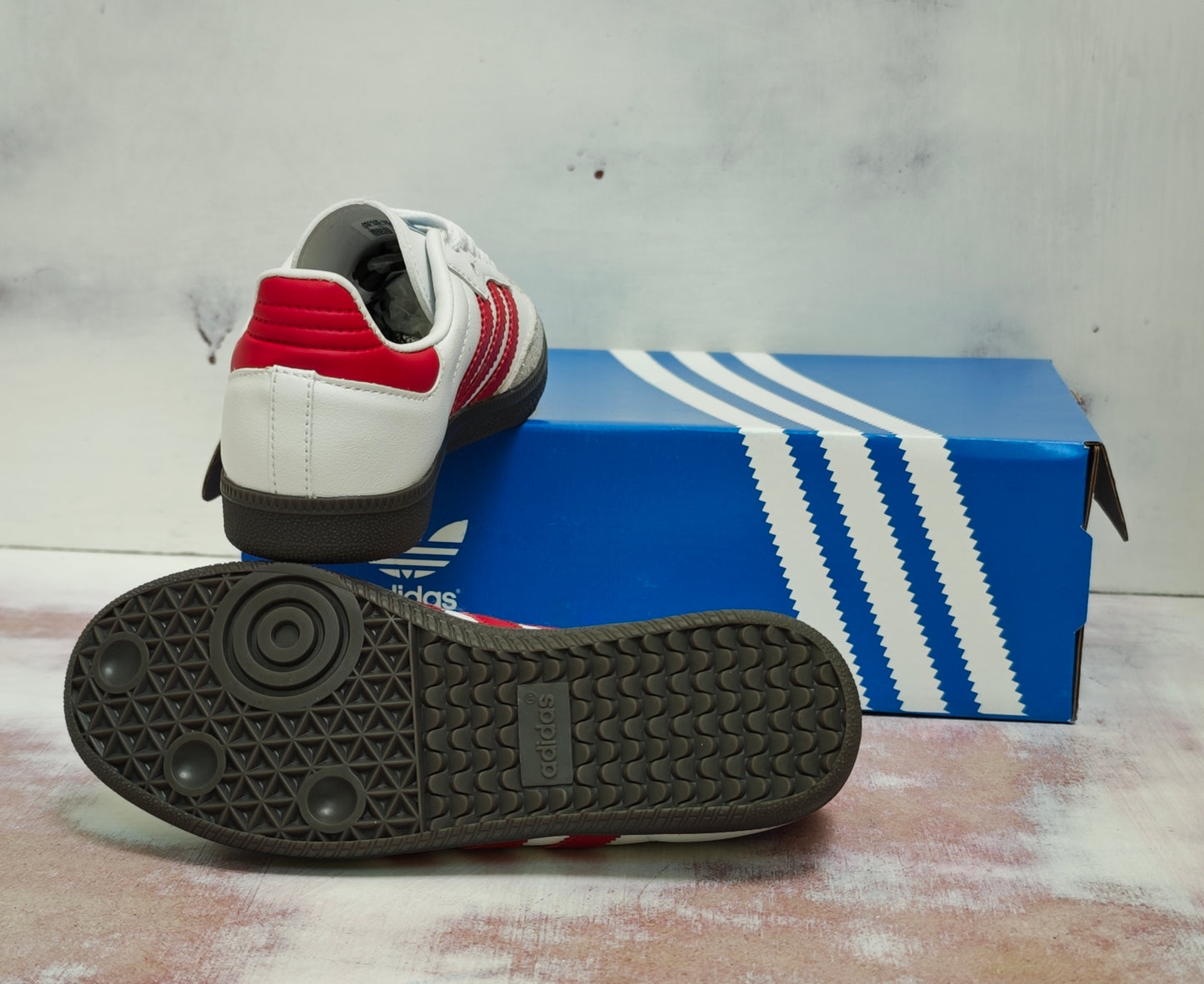 ADDS SAMBA OG WHITE RED