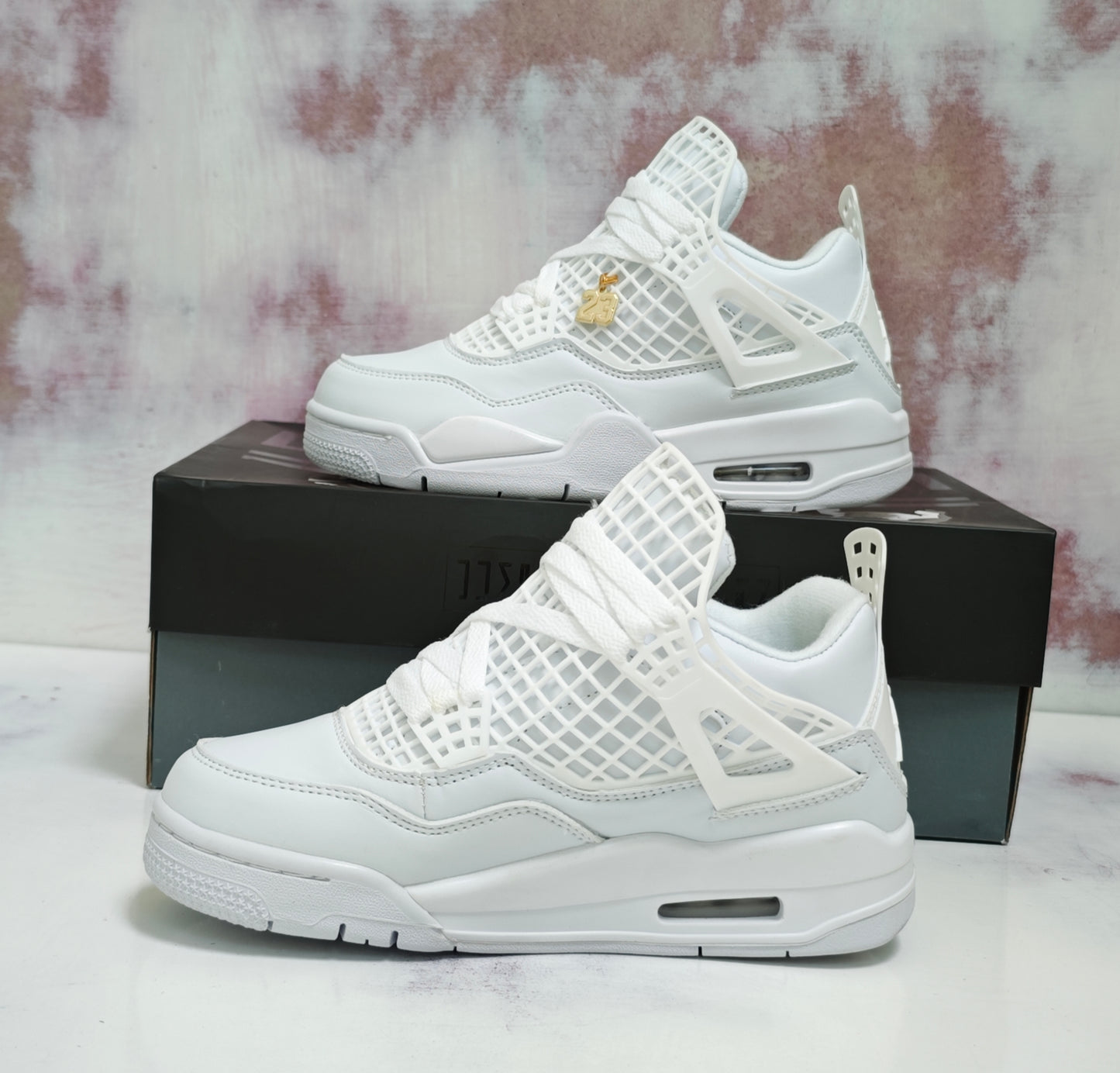 JRDN RETRO 4 NET WHITE R4