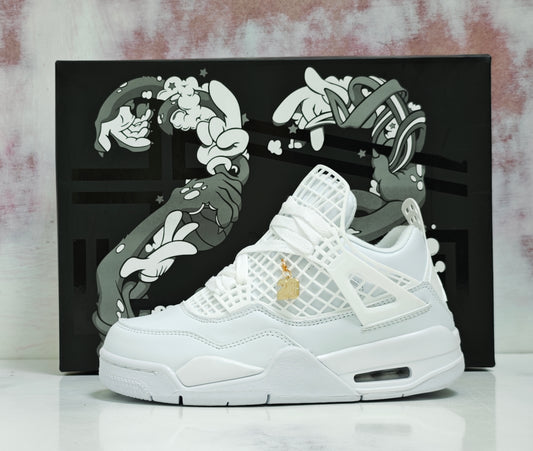 JRDN RETRO 4 NET WHITE R4