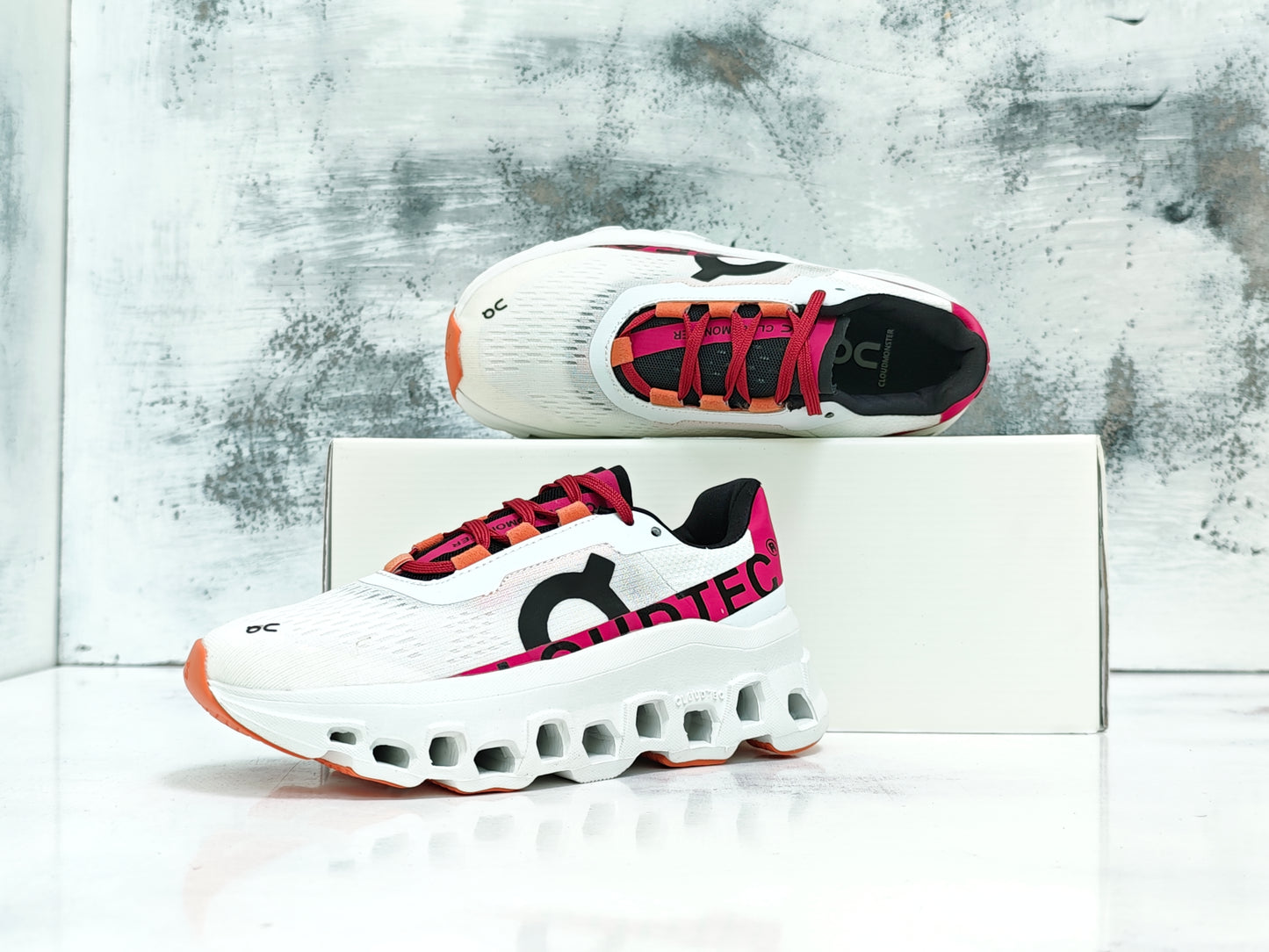 0N cloudmonster WHITE PK