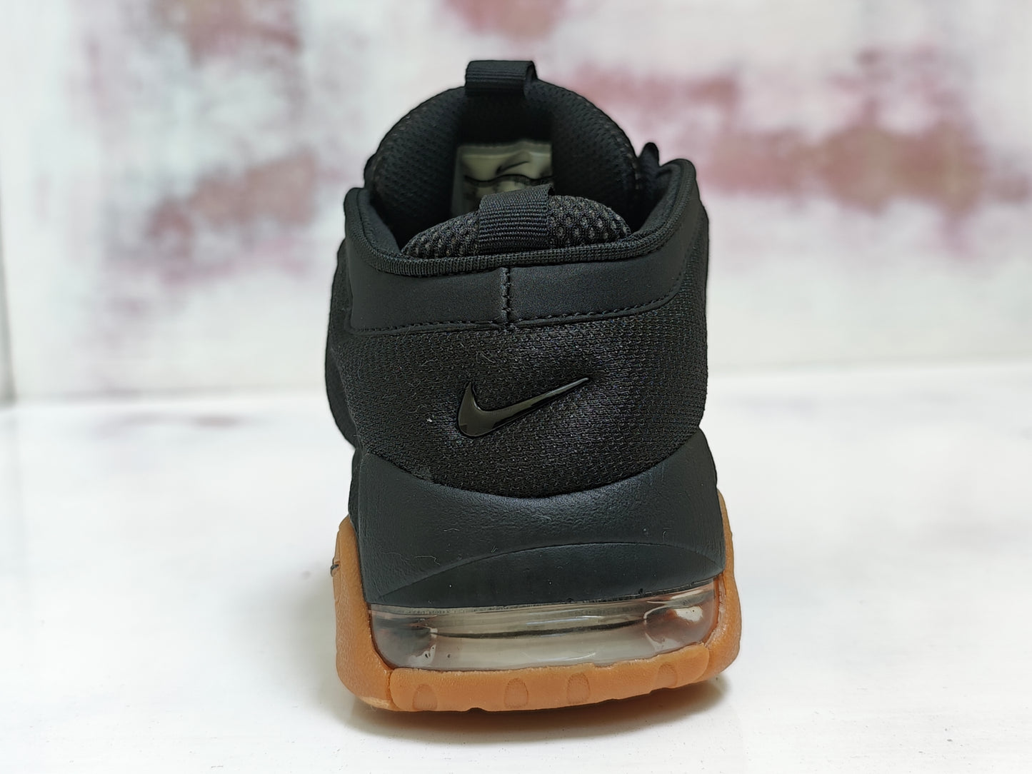 NKE MORE UPTEMPO BLACK GUM