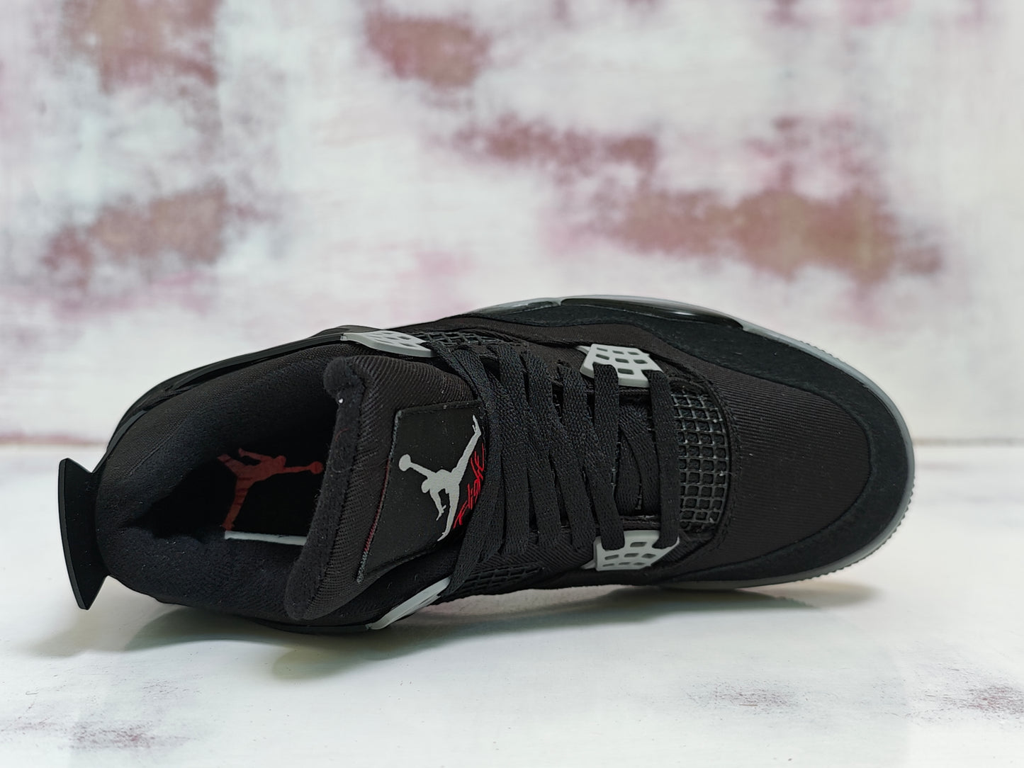 JRDN RETRO 4 R4 BLACK DENIM