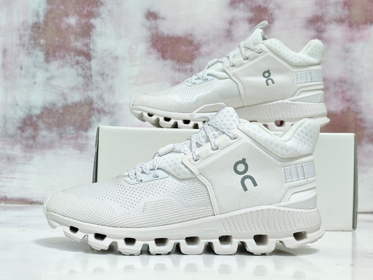 0N Cloudmonster HI EDGE WHITE