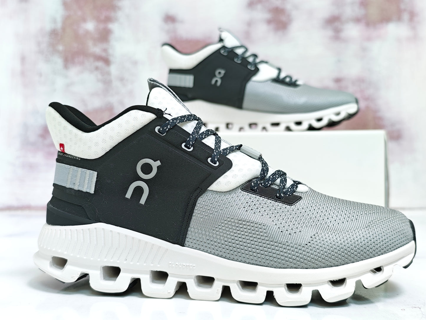 0N Cloudmonster HI EDGE GRAY BLACK