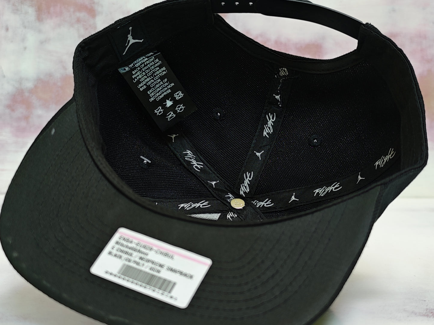 gorra JRDN 6 CORE BLACK/BLACK SNAPBACK