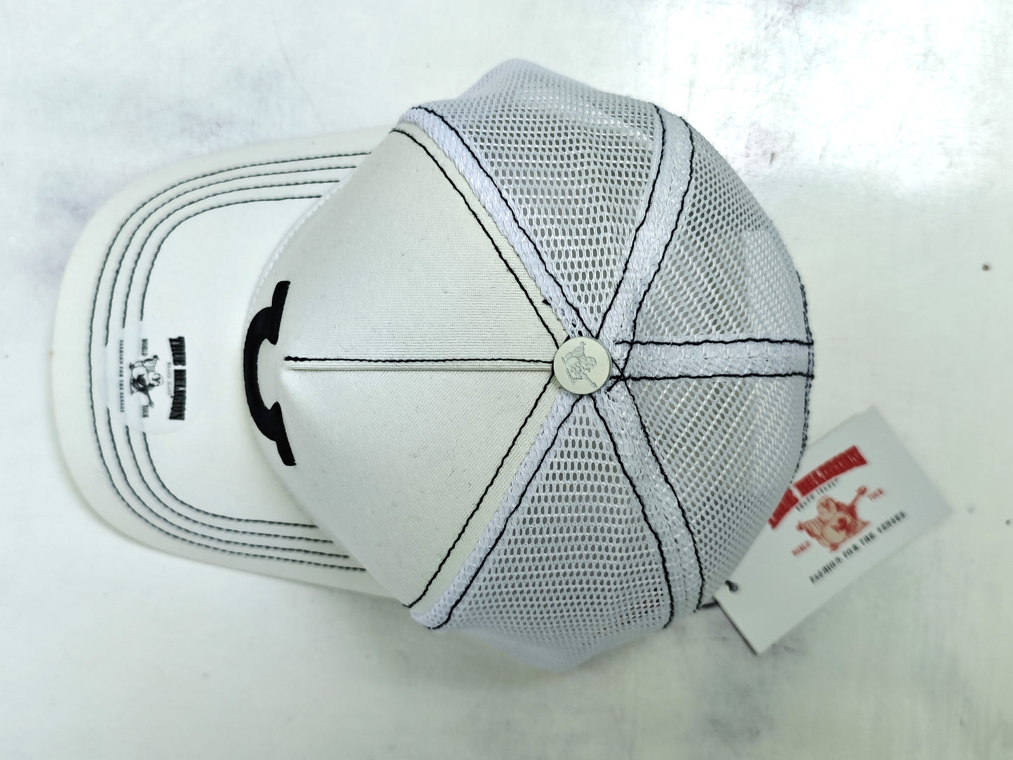 TRUCKER HAT TRUE RELIGION WHITE