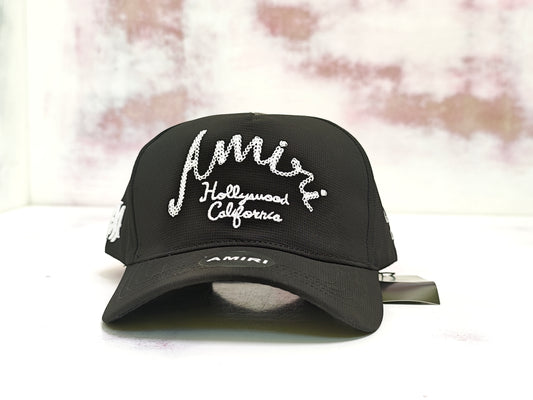 AMIRI BASEBALL CURSIVE BLACK