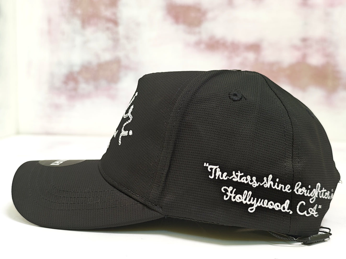 AMIRI BASEBALL CURSIVE BLACK