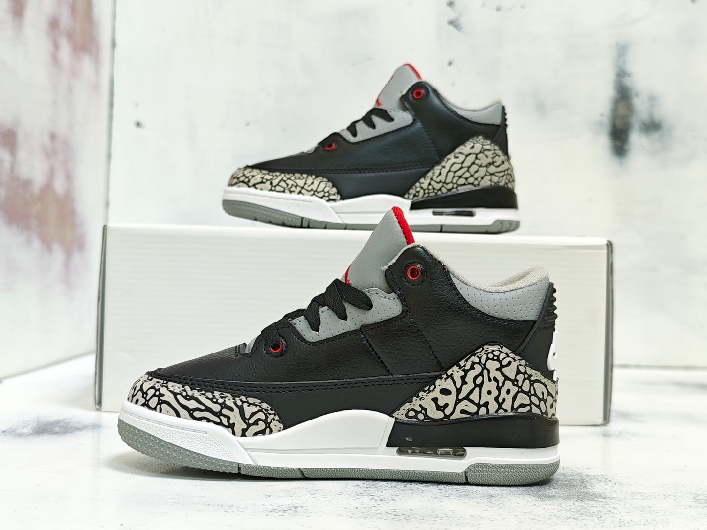 RETRO 3 R3 BLACK CEMENT