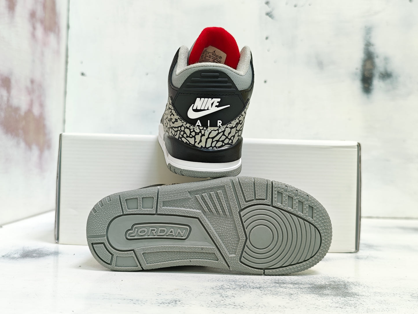 RETRO 3 R3 BLACK CEMENT