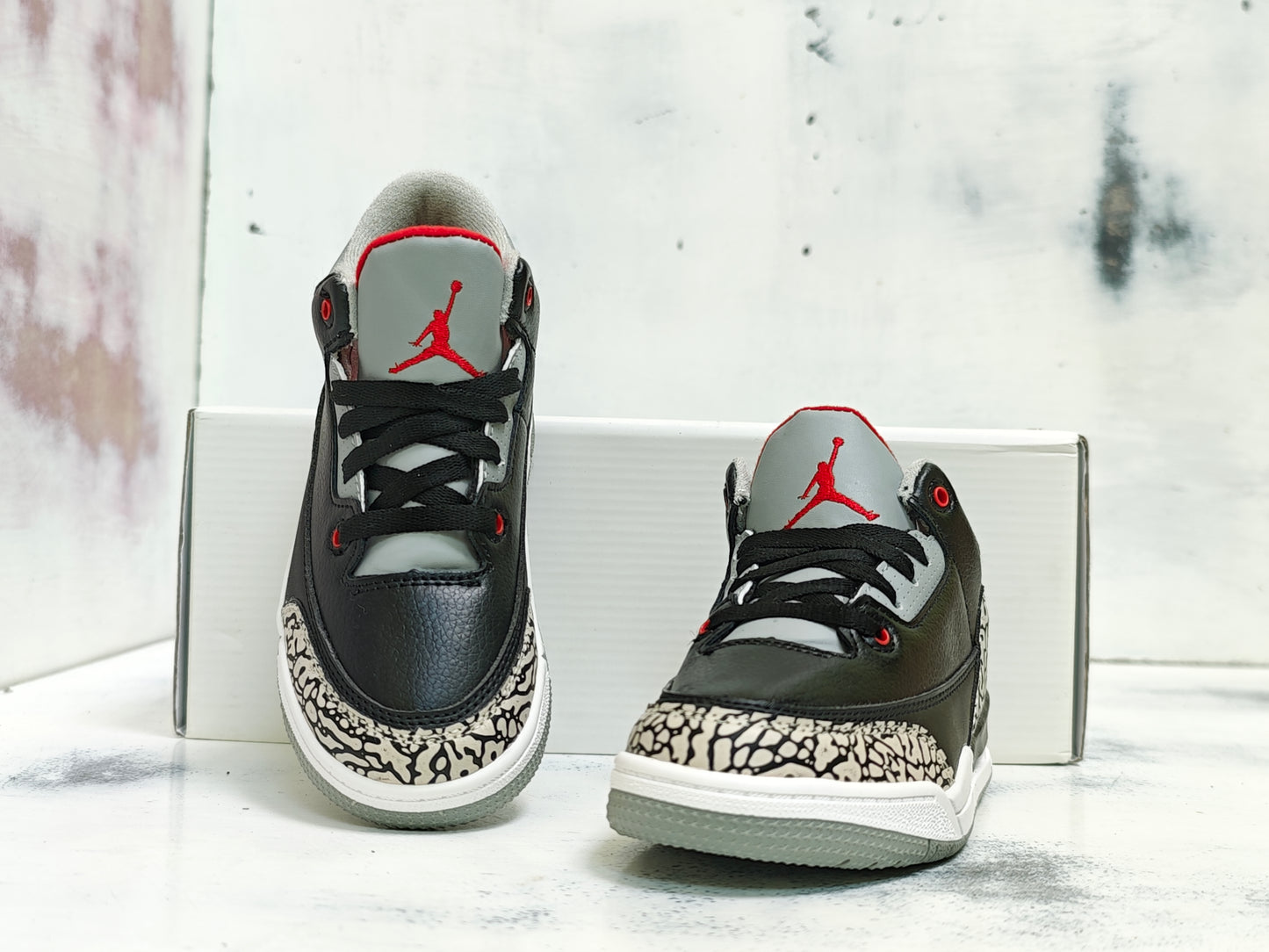 RETRO 3 R3 BLACK CEMENT