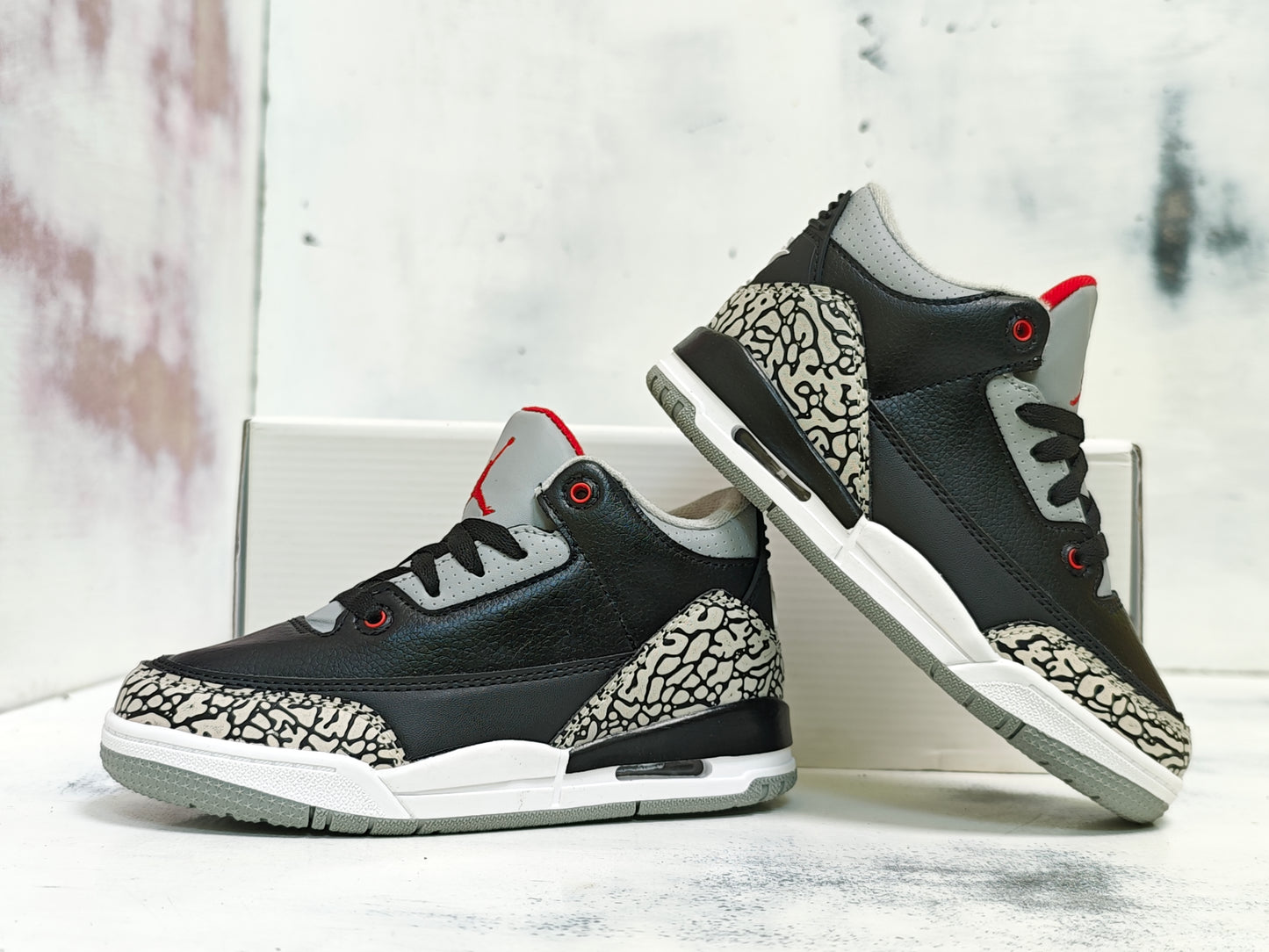 RETRO 3 R3 BLACK CEMENT