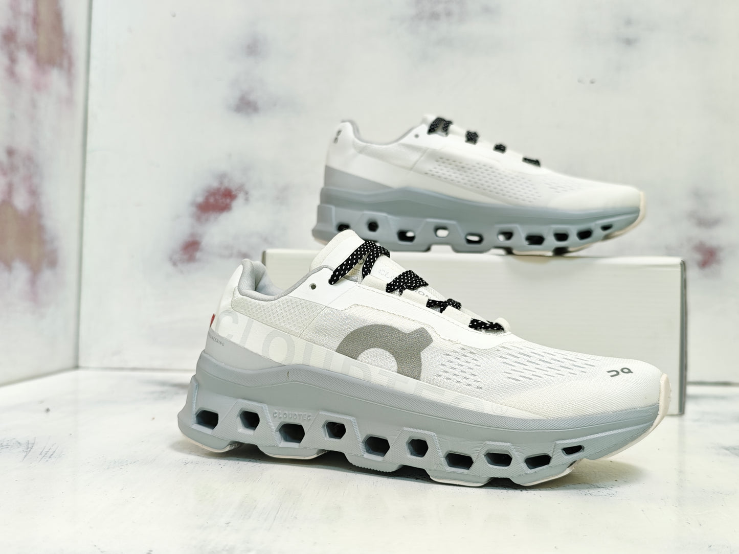 0N Cloudmonster 2 WHITE GRAY