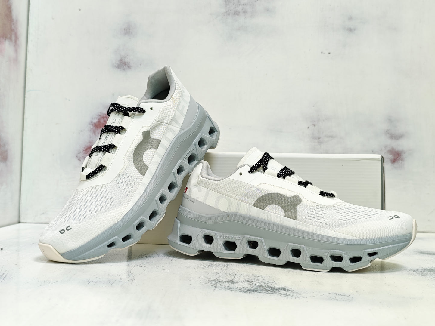 0N Cloudmonster 2 WHITE GRAY